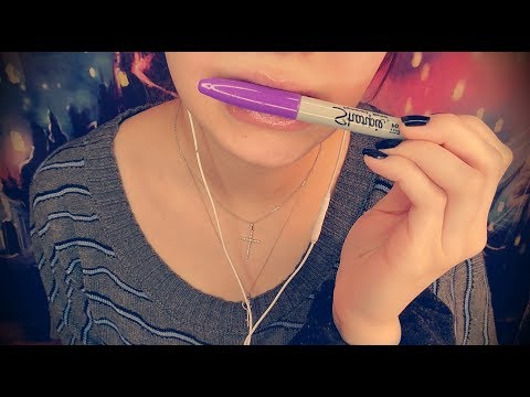 ASMR | Sharpie Cap Chewing Sounds | No Talking