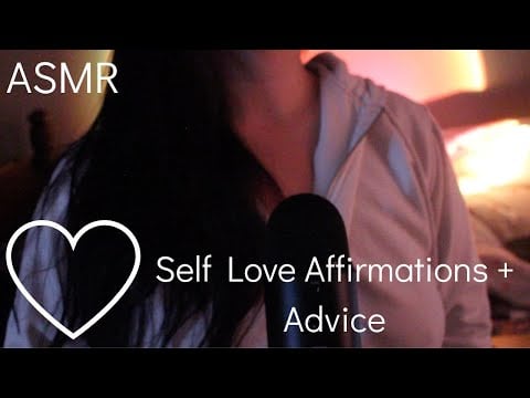 ✨ASMR Gentle Affirmations for self love | advice ✨
