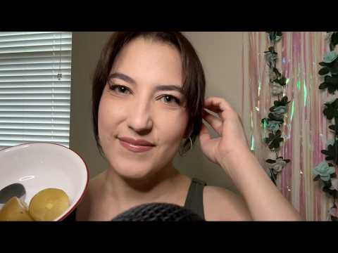 some eating, trigger playing but mostly whispering/rambling from the heart- Christian ASMR