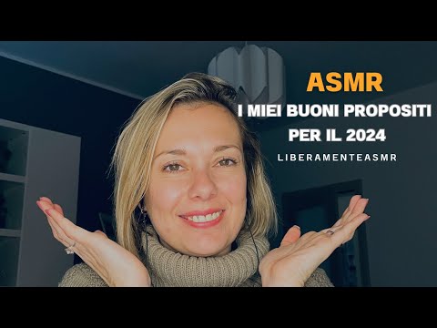 Asmr ita Whispering ✨I miei buoni propositi per il 2024✨