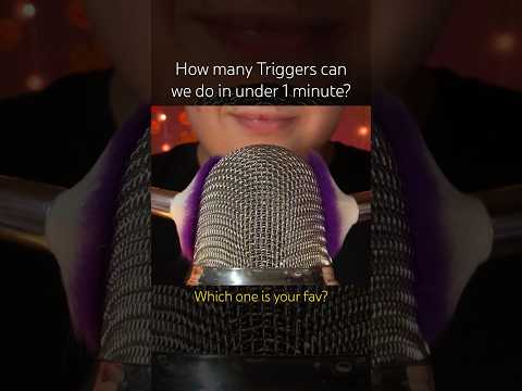 Which Trigger was your fav? 😮‍💨 #asmr