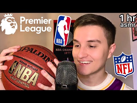 ASMR 1 Hour of Relaxing Sports Talk ⚽️🏈