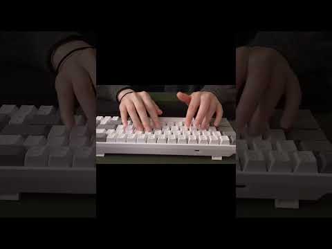 CLICKY mechanical keyboard typing sound asmr #keyboard #asmrvideo #keyboardasmr #computerkeyboard