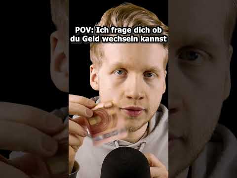 ASMR - POV: Ich frage dich ob du Geld wechseln kannst! #shorts #asmr #roleplay #deutscheasmr