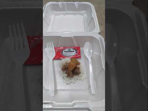 PACK MY LUNCH #shortsfeed #americanmukbangers #shortvideo #food #subscribers #chickenadobo #rice