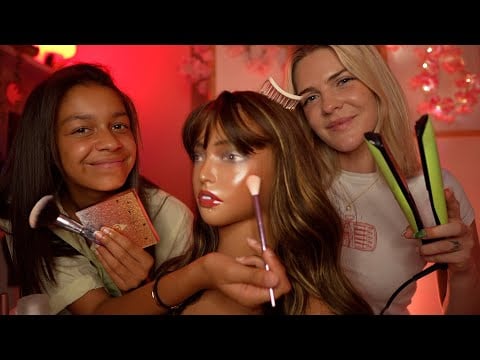 ASMR RP | coiffure et maquillage au salon de beauté ✨ relaxation INTENSE