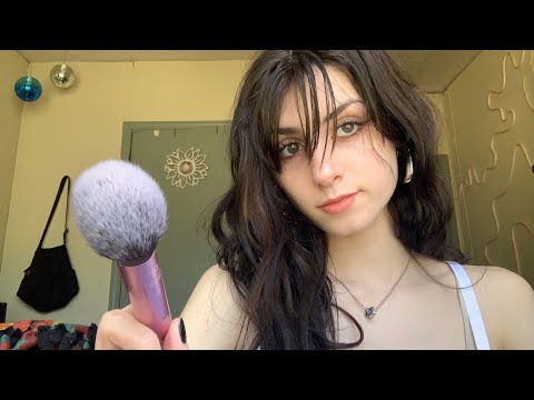 asmr- girl who is OBSESSED with you does your makeup for a date 💄