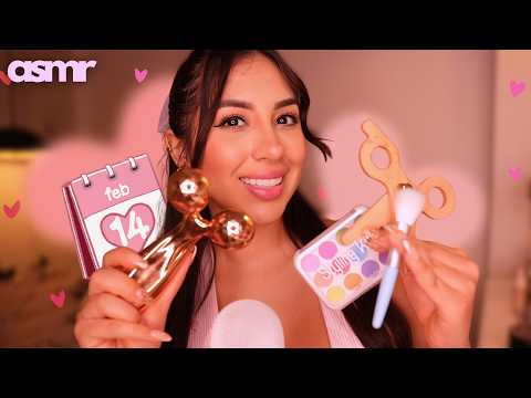 ASMR | Tu mejor amiga te alista para tu cita de San Valentín💘💋