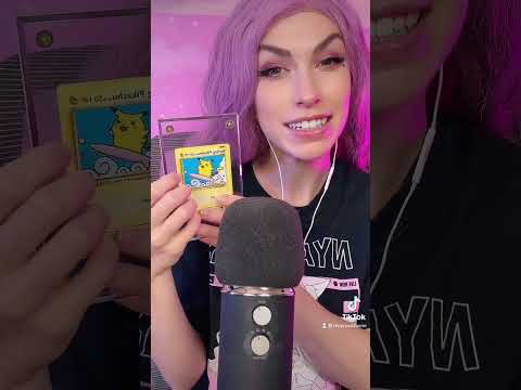 Pokemon Card Tapping ASMR | Tapping and Whispers for Sleep and Relaxation