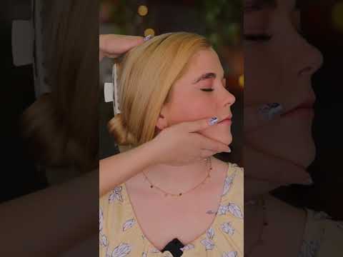 asmr massage for releasing jaw tension ☺️