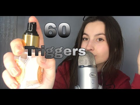 ASMR 60 TRIGGERS IN ONE MINUTE