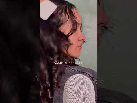 #asmr brushing my curls out 🤭