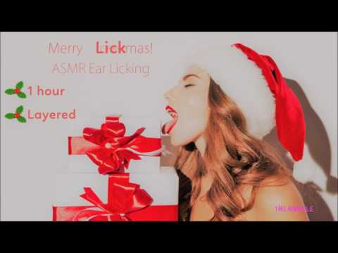 1 hour of Lickmas [ASMR] ★ Double Ear Licking & Mouth sounds ★ [Binaural] [Layered]