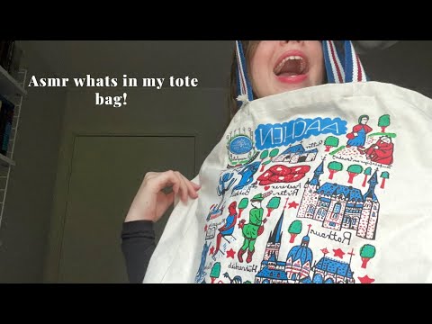 Asmr whats in my bag