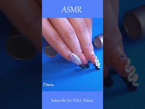 ASMR Scratching on Textured Item (with Long Nails & Mic) ❤️#shorts #asmr