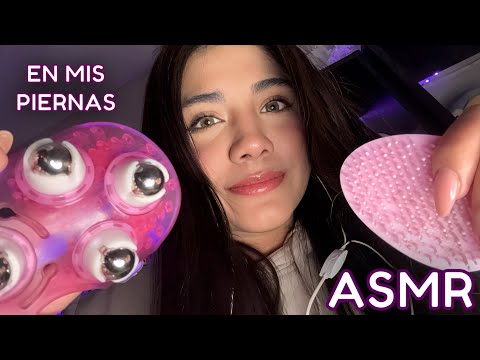 ASMR EN MI REGAZO ❤️/ TE HAGO DORMIR como BEBÉ / B3S0S Y CARICIAS ECHADO EN MI PIERNA