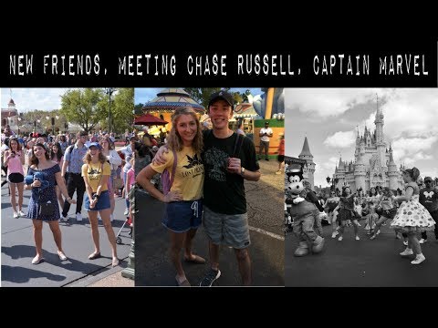 new friends, meeting chase russell, seeing captain marvel // dcp spring 2019