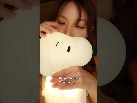 Snoopy Pamper for Sleep 💤 #asmr #asmrskincare #snoopy