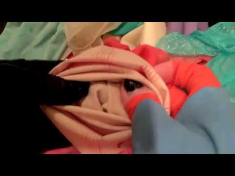 My  MESSY GLOVES  all used  LATEX❢ RUBBER❢ VINYL❢ [[ASMR]]