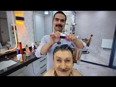 🎧 Asmr Barber Experience 💈 Murat Seçen Massaged, Care And Shaved Me In Our First Branch ✂️