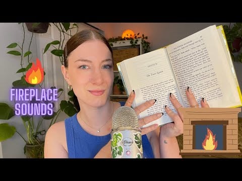 Crinkling Fire & Tingly Whispers 🔥 Reading Nancy Drew 📚 CH 11 & 12