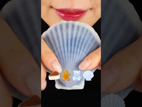 Wax candy, Mochi cake, Marshmallow, Wax cracking ASMR