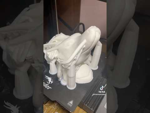 Spirited away 3D printed dragon. Plan to do some fix ups. #spiritedaway #3dsculpting #nomadsculpt