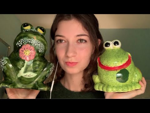 ASMR lofi | Tapping on pottery, soft spoken ramble ♡