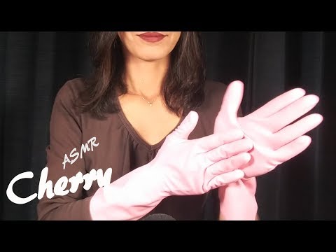 【ASMR】Rubber Gloves Triggers and Hand Movements 고무장갑 트리거와 손움직임 / ゴム手袋の乾いた音とハンドムーブ
