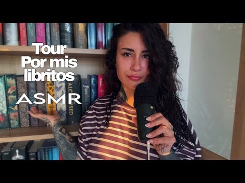 ASMR ✨ Tour por mis Libros | Susurros y Tapping 💖