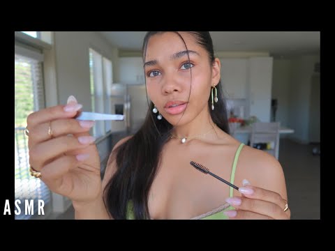 ASMR | Fast & Aggressive Eyebrow Plucking, Brushing, Shaping & Tweezing ⚡️