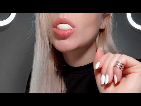 ASMR - Gum Chewing (part 1) + Hair Play | Chewing & Hair Sounds, Sassy [No Talking]