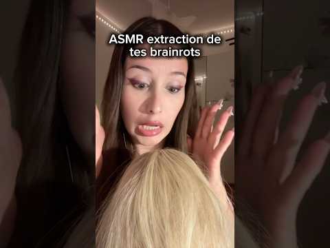 Brainrots détectés, suppression en cours… ⚠️🧠 #asmr #brainrot #asmrroleplay #tingles #hairplay