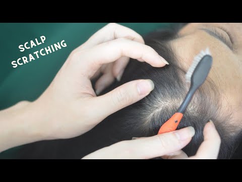 ASMR Relaxing Head Scratch, Head Tingles Sounds For Relieve Stress, Anxiety ( No Talking )