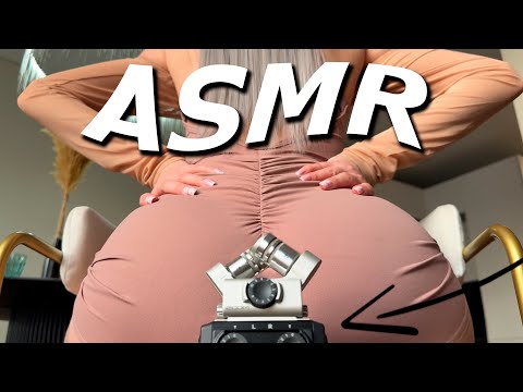 ASMR BEST FABRIC SCRATCHING SOUNDS of Back Sport Bodysuit | No Talking