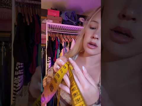 Let me take your measurements for your new fit 🧵🪡 #asmr
