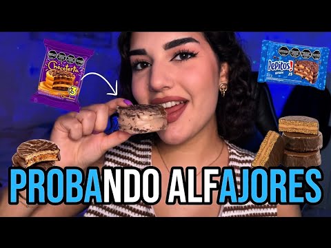 ASMR PROBANDO ALFAJORES 🇦🇷🍫