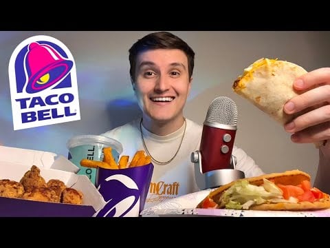 ASMR | YUMMY Taco Bell Mukbang with New Food 🌮🔔