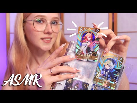 ASMR Relaxing Genshin Impact cards sorting ❤️ Sanya ASMR