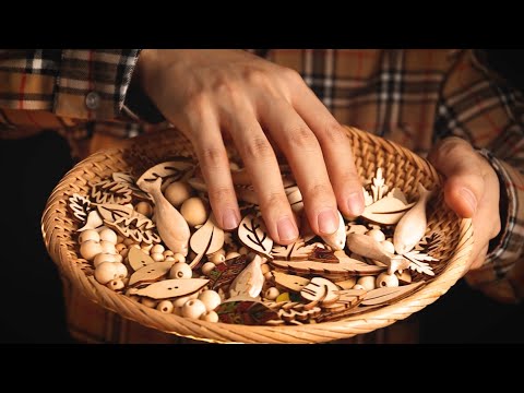 ASMR So Sleepy Wood Triggers for Sleep 잠을 위한 여러가지 나무 소리 (편안함, 불면증 완화)