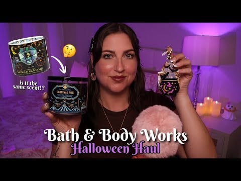 ASMR Bath & Body Works Halloween Haul 2026 🧙🏻‍♀️| Spooky Sunday ep. 8 👻🪾