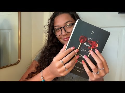 ASMR fast and aggressive book tapping and scratching 📚✨ spine tapping + page flipping 