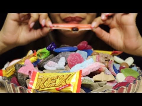 VIRAL SWEDISH CANDY CHEWY DELICIOUS ASMR MUKBANG #swedishcandy #asmr #mukbang #candy #chewy #viral