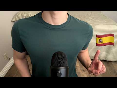 ASMR | Saying words with a Spanish accent (ASMR en Español)
