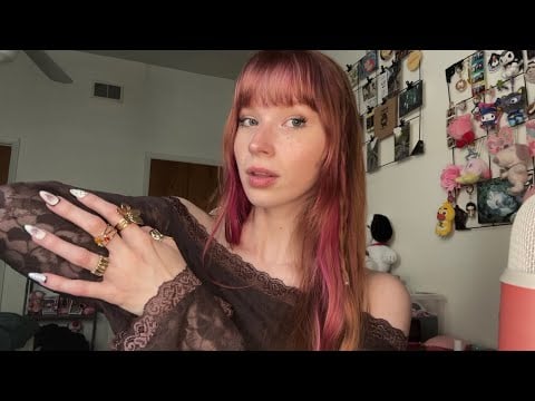 ASMR ♡ Fast & Aggressive Fabric Scratching, Clicky Ring and Nail Sounds, Invisible + Random Triggers