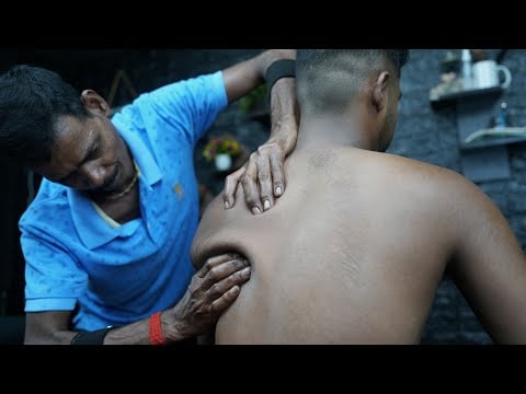 Sleep Better: ASMR Upper Back Tension Release Massage for Insomnia & Anxiety | Head Scratching ASMR