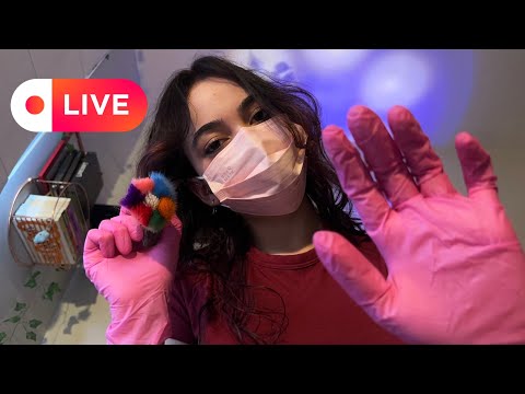 🔴LIVE ASMR | Muitos gatilhos visuais