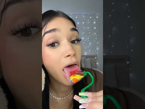 she’s THICK 🍭  #asmrvideo #asmrfood #asmreating #fyp   #eatingsounds