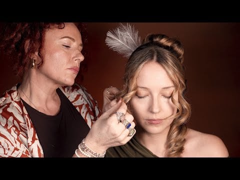 ASMR bridgerton hair styling ✨ real person soft spoken precise styling @realpersonasmrbyaugust