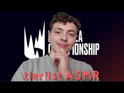 ASMR FR: Tierlist Ranking power LEC (mon ranking frauduleux)